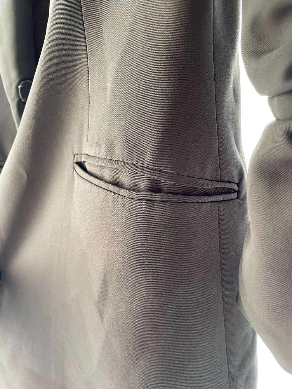 Audrey Olive-Tone Tailored Blazer - Picture 6 of 6